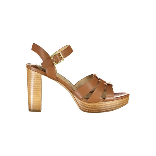 Ralph Lauren Tan Brown Leather Sandal