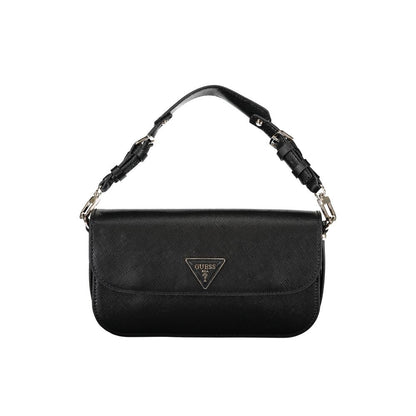 Guess Jeans Black Polyethylene Handbag - Brynlee Bag