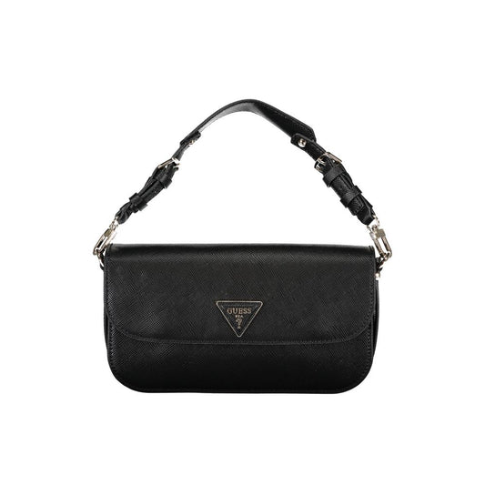 Guess Jeans Black Polyethylene Handbag - Brynlee Bag