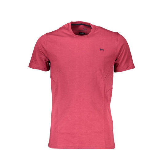 Harmont & Blaine Red Cotton T-Shirt - Elegant Comfort for Every Occasion