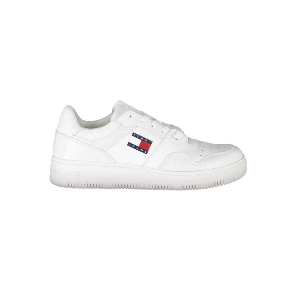 Tommy Hilfiger White Leather Men's Sneaker