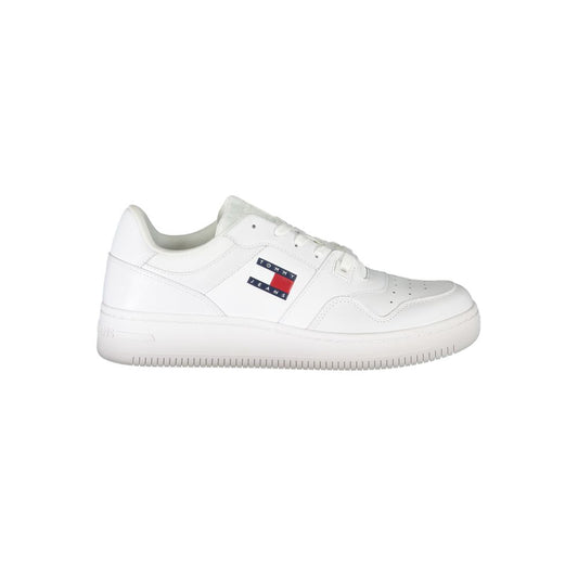 Tommy Hilfiger White Leather Men's Sneaker