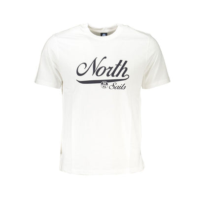 North Sails Men's White Cotton T-Shirt