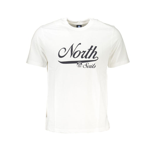 North Sails Men's White Cotton T-Shirt
