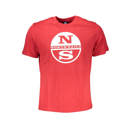 North Sails Men's Red Cotton T-Shirt