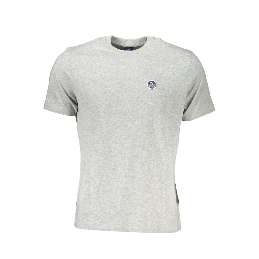 North Sails Men's Gray Cotton T-Shirt