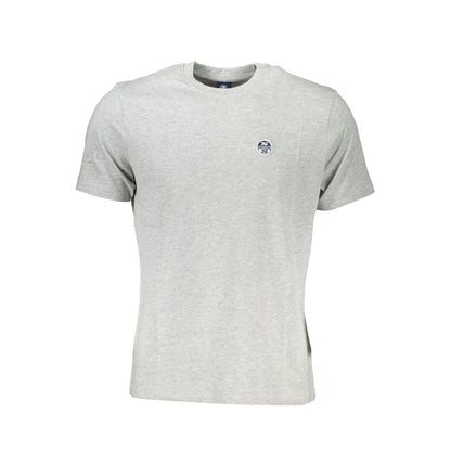 North Sails Men's Gray Cotton T-Shirt