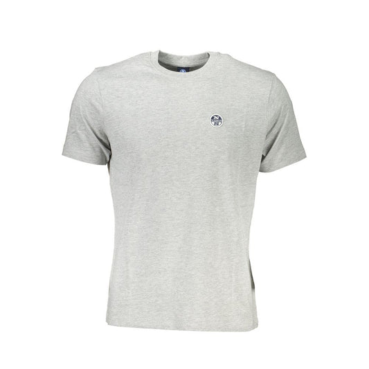 North Sails Men's Gray Cotton T-Shirt