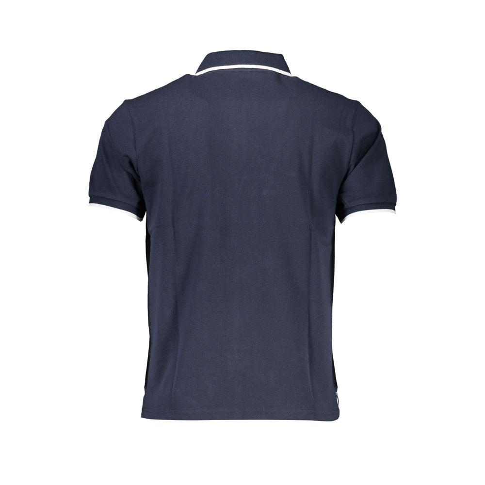 North Sails Blue Cotton Polo Shirt - Casual Elegance for Active Lifestyles