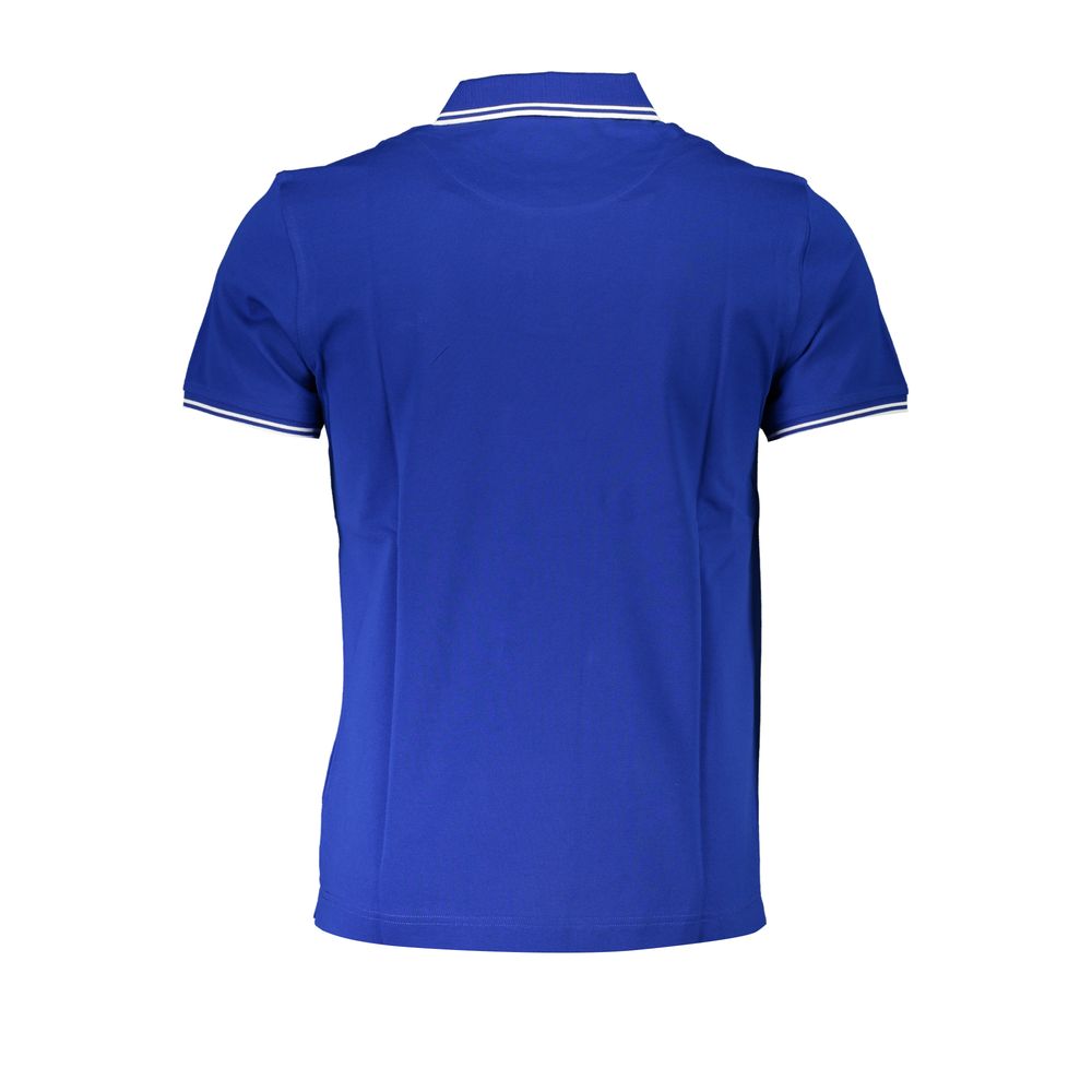 Harmont & Blaine Sleek Short Sleeved Contrast Polo Shirt