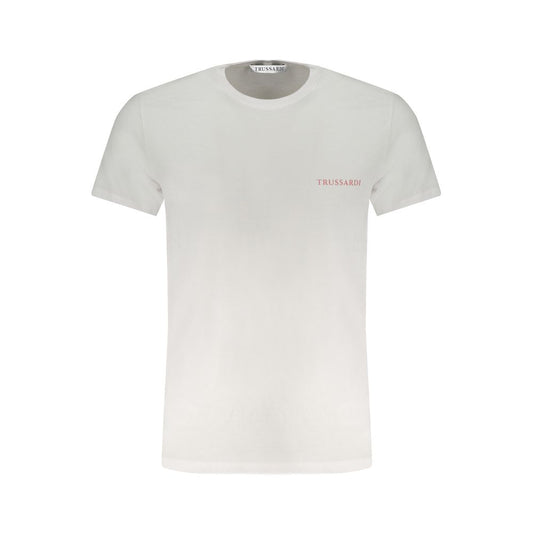 Trussardi White Cotton T-Shirt - Stylish Essential