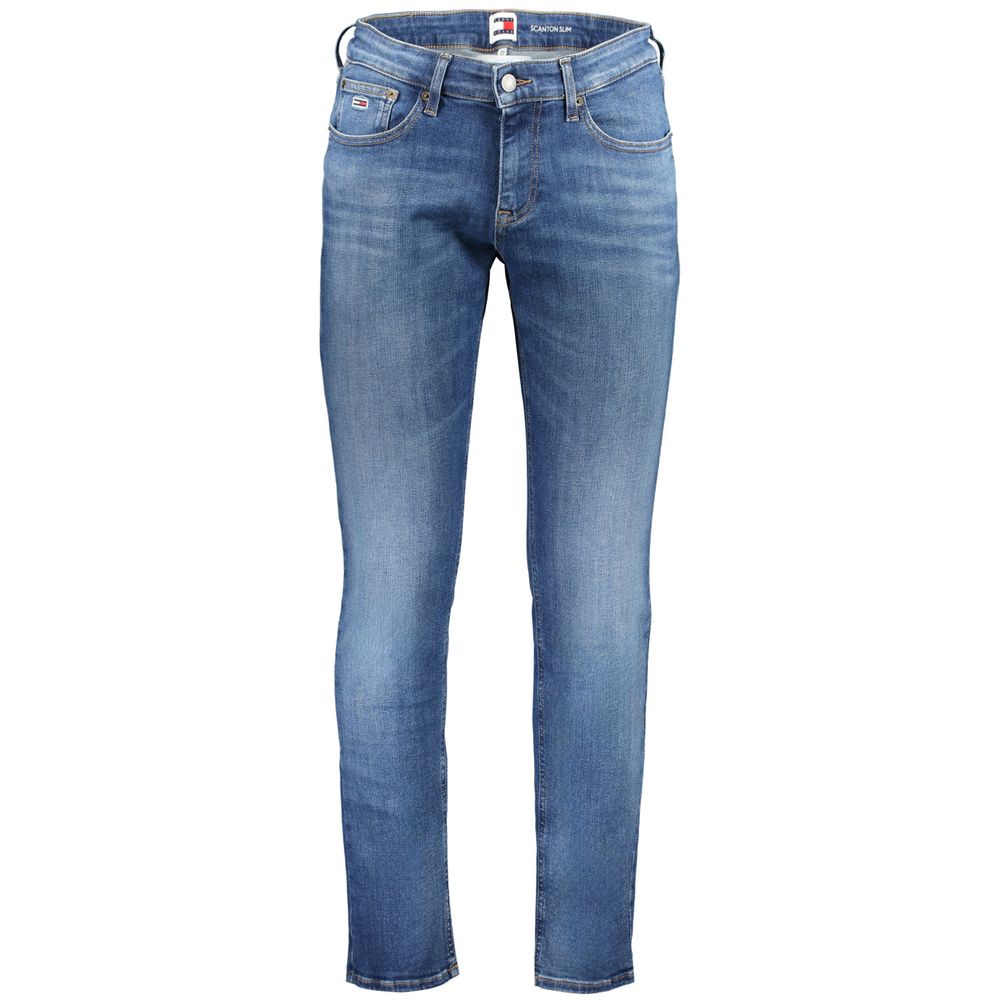 Tommy Hilfiger Blue Cotton Slim Jeans
