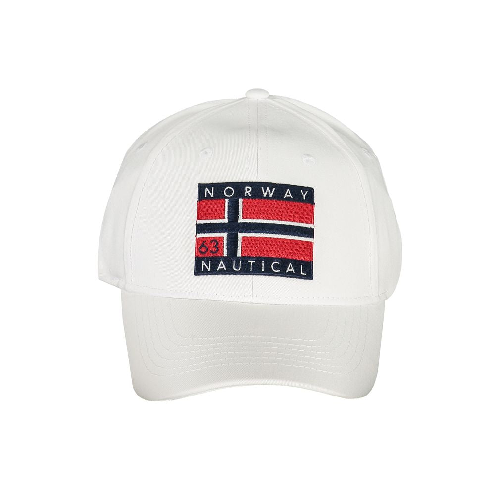 Norway 1963 White Cotton Hat & Cap