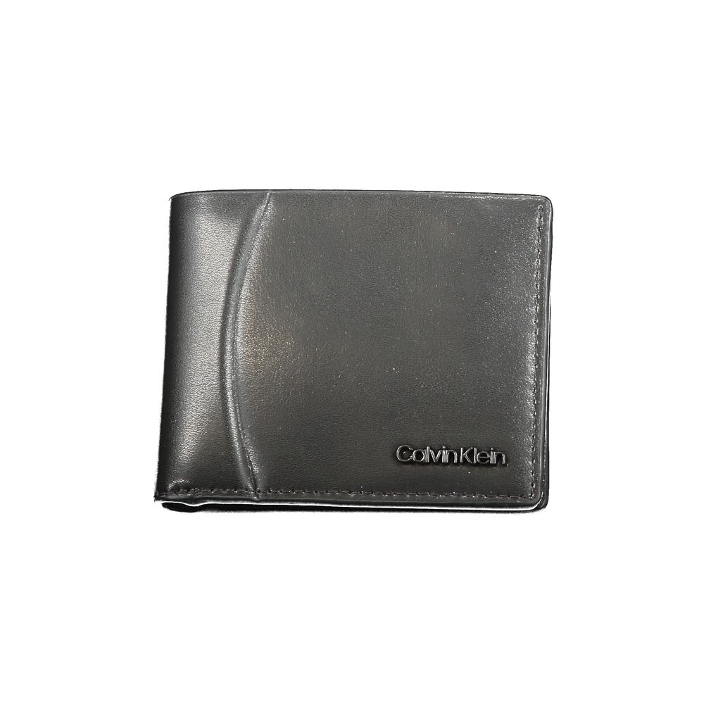 Calvin Klein Black Leather Wallet for Effortless Style