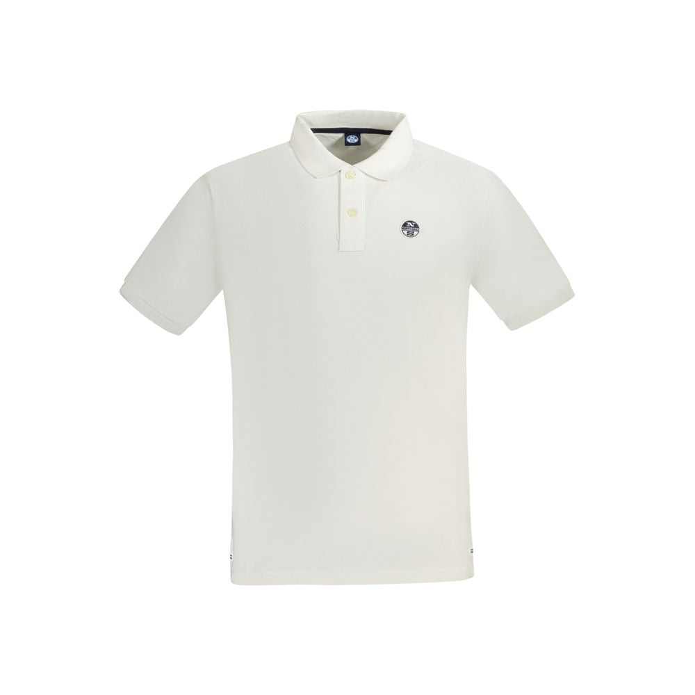 North Sails White Cotton Polo Shirt for Men