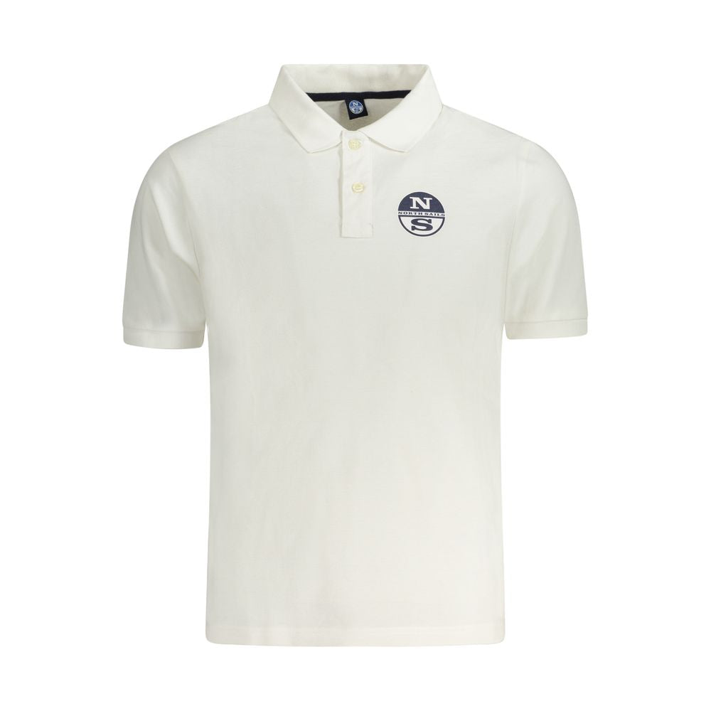 North Sails White Cotton Men's Polo Shirt