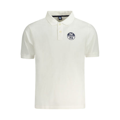 North Sails White Cotton Men's Polo Shirt