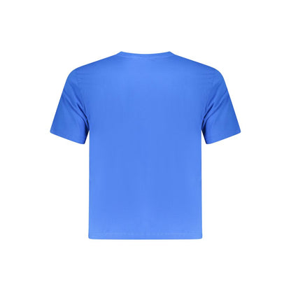 North Sails Blue Cotton Men T-Shirt - Effortless Style & Comfort
