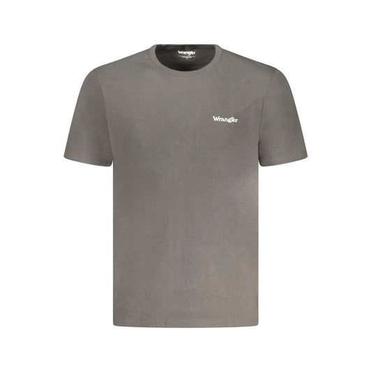 Wrangler Black Cotton T-Shirt - Classic Logo Tee