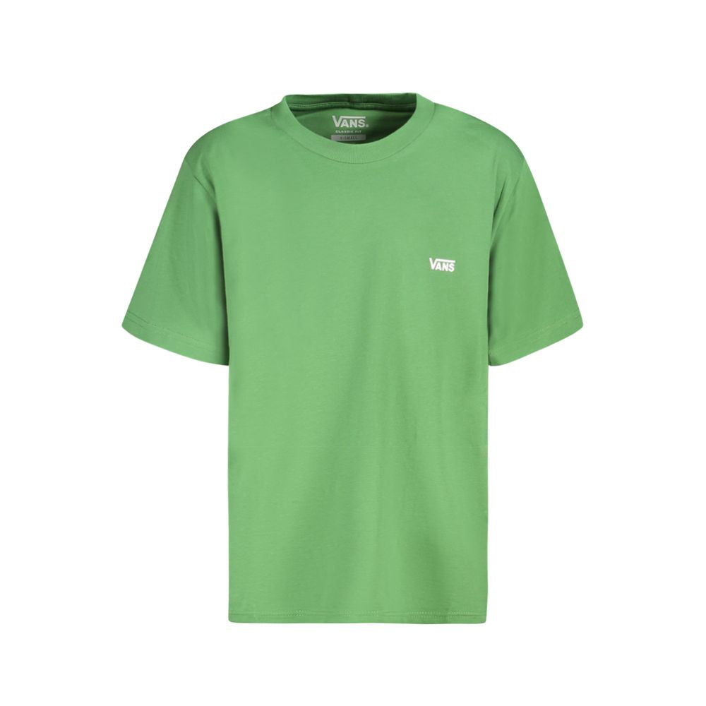 Vans Green Cotton T-Shirt - Classic Fit Crew Neck