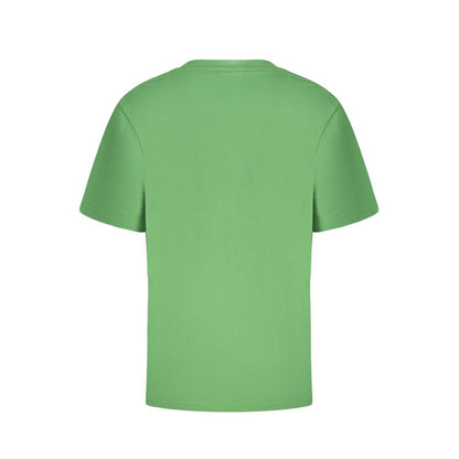 Vans Green Cotton T-Shirt - Classic Fit Crew Neck