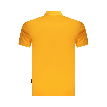 Napapijri Orange Cotton Men Polo Shirt