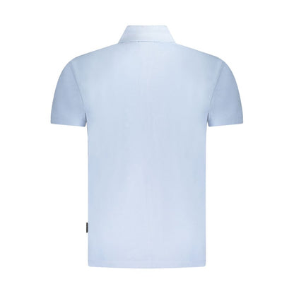 Napapijri Light Blue Cotton Men’s Polo Shirt