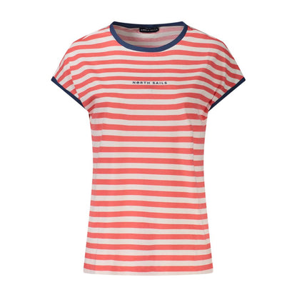 North Sails Red Sleeveless Striped T-Shirt