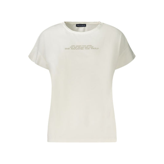 North Sails White Cotton Short Sleeve T-Shirt