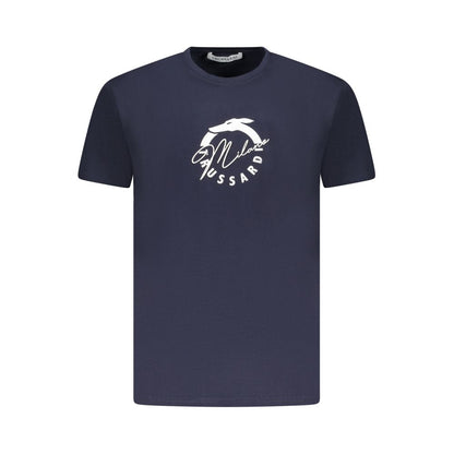 Trussardi Blue Cotton Men T-Shirt