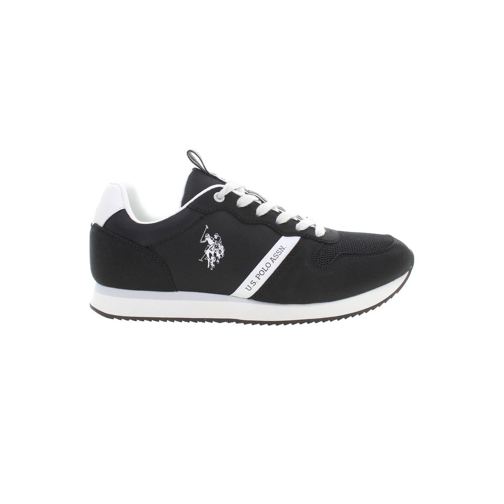 U.S. POLO ASSN. Black Polyester Men's Sneaker