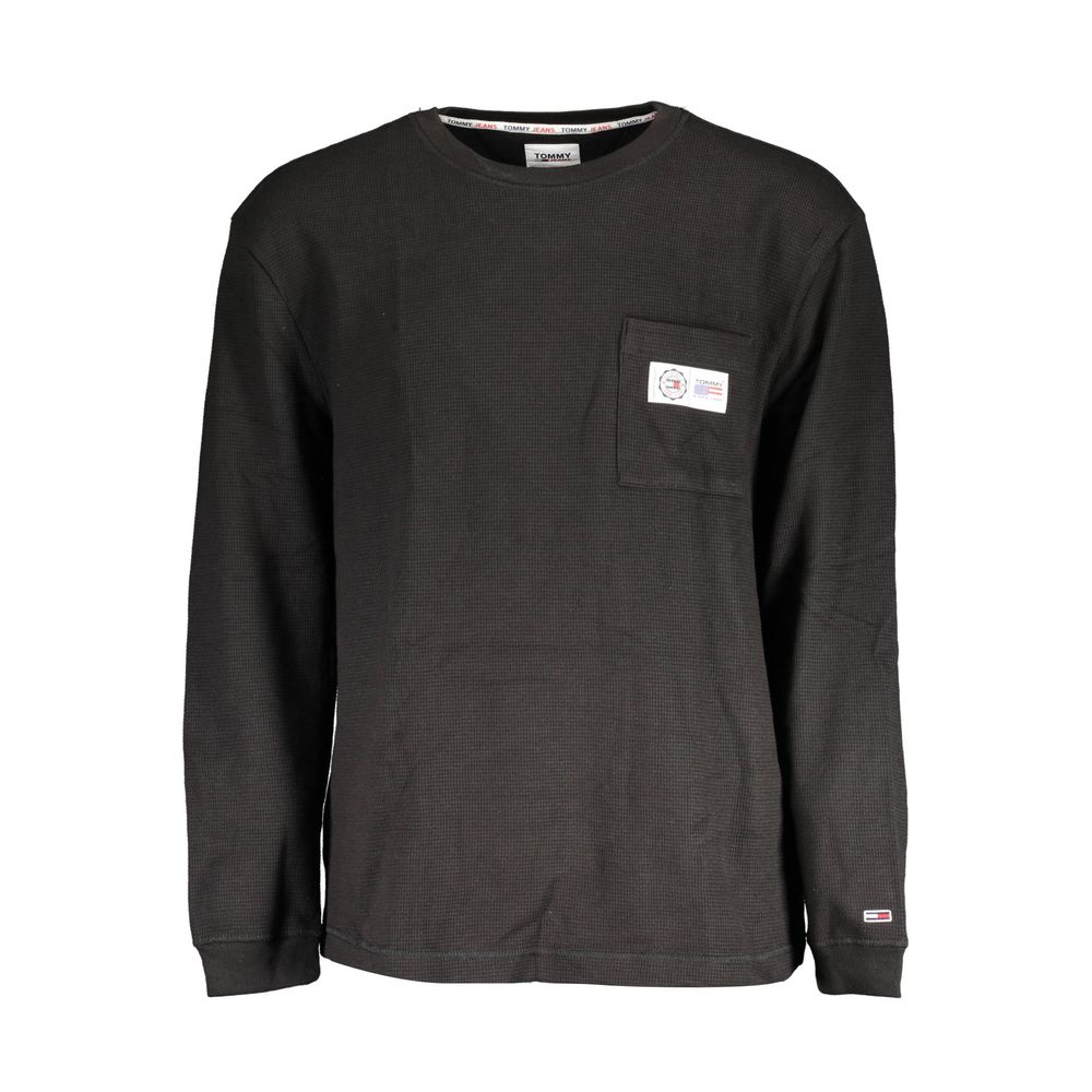 Tommy Hilfiger Black Cotton Men's Sweater