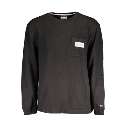 Tommy Hilfiger Black Cotton Men's Sweater