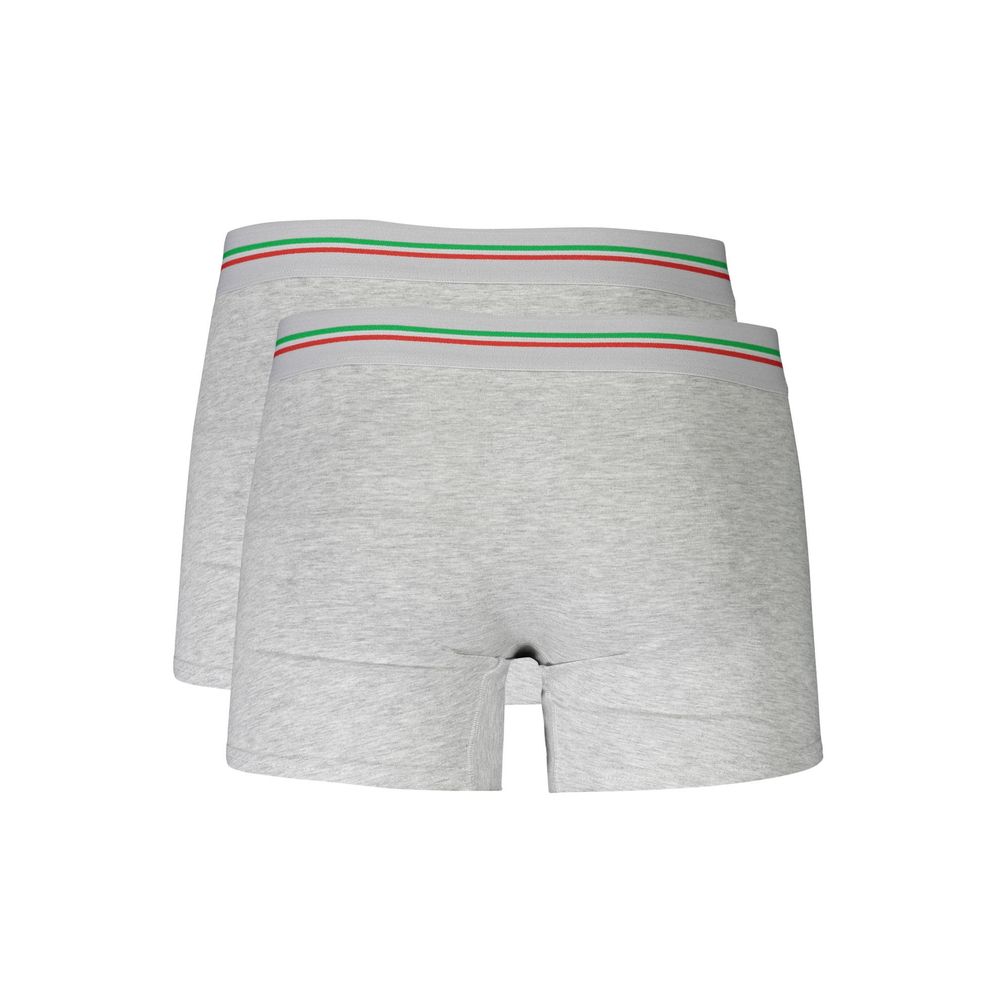 Aeronautica Militare Brown Cotton Men Boxer Briefs
