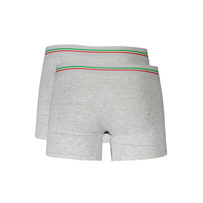 Aeronautica Militare Brown Cotton Men Boxer Briefs