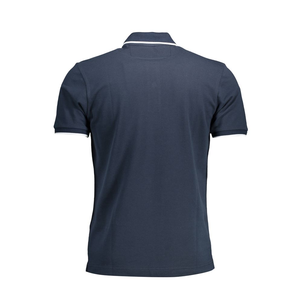 La Martina Blue Cotton Men's Polo Shirt