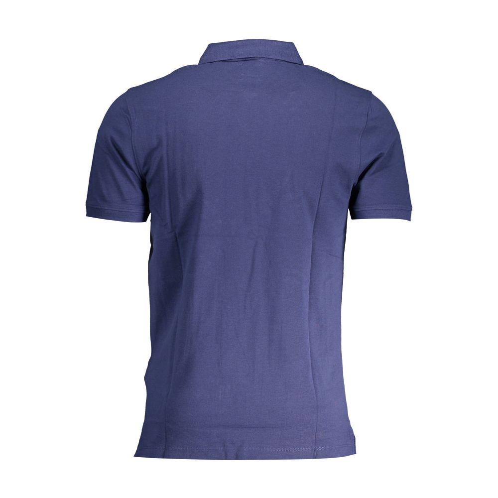 Levi's Blue Cotton Men Polo - Size S
