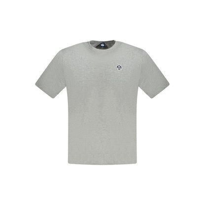 North Sails Brown Cotton Men T-Shirt