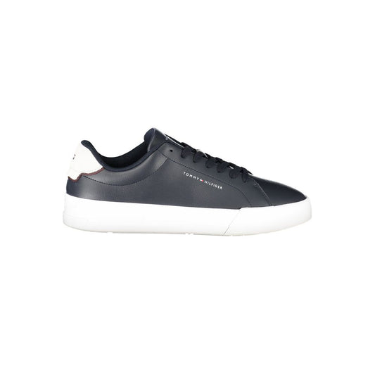 Tommy Hilfiger Blue Leather Men’s Sneakers