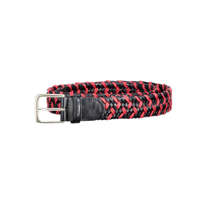 Gant Red & Black Woven Leather Belt for Men