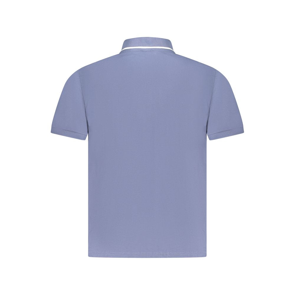 North Sails Blue Cotton Men Polo Shirt - Nautical Elegance