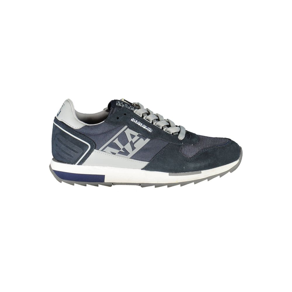 Napapijri Blue Leather Men's Sneakers