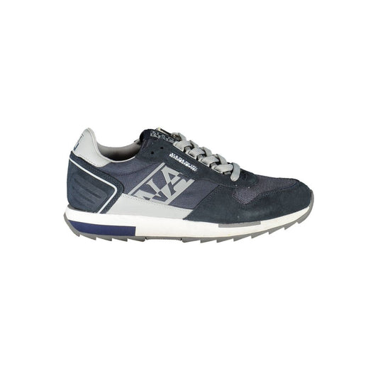 Napapijri Blue Leather Men's Sneakers