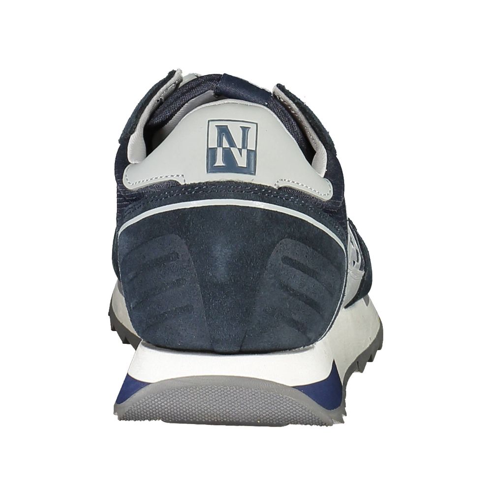 Napapijri Blue Leather Men's Sneakers