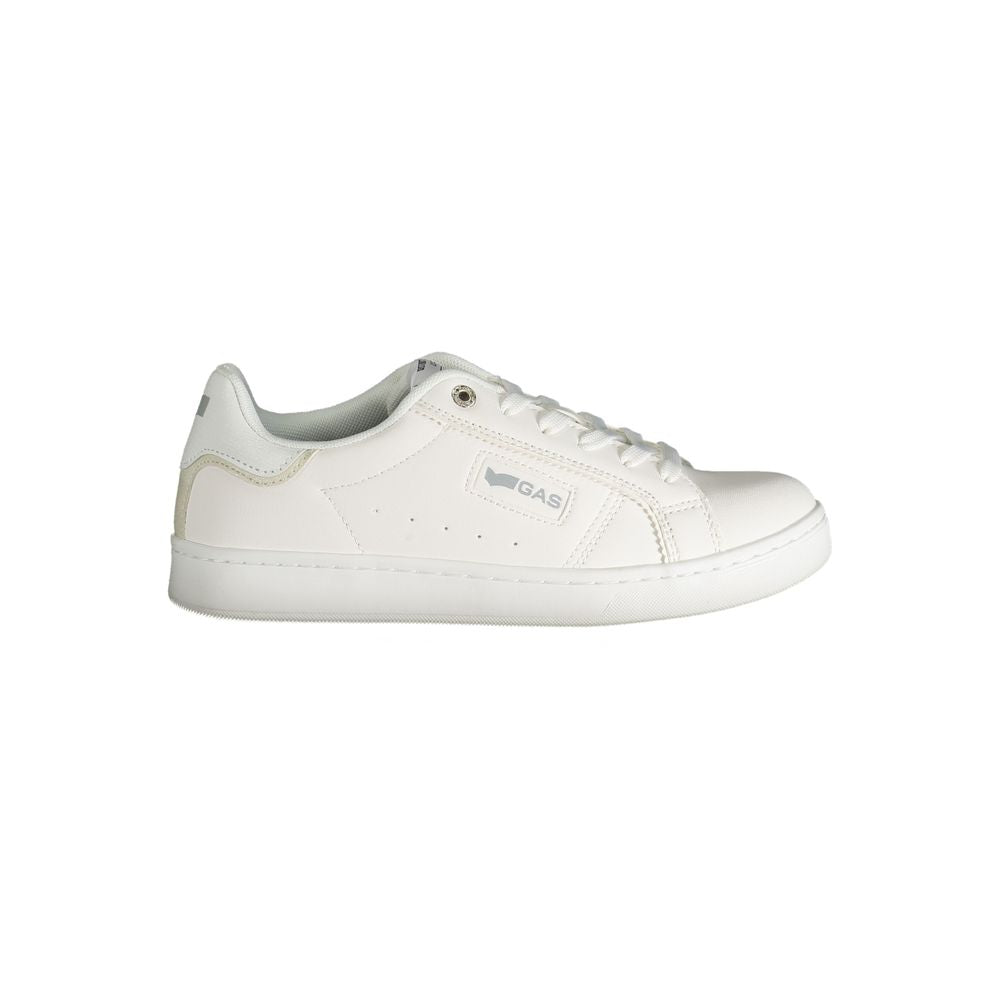 Gas White Polyester Women Sneaker - Jade LTX