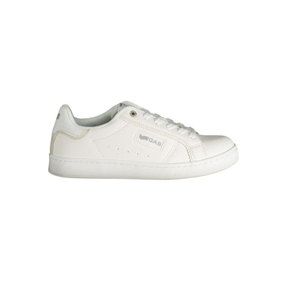 Gas White Polyester Women Sneaker - Jade LTX