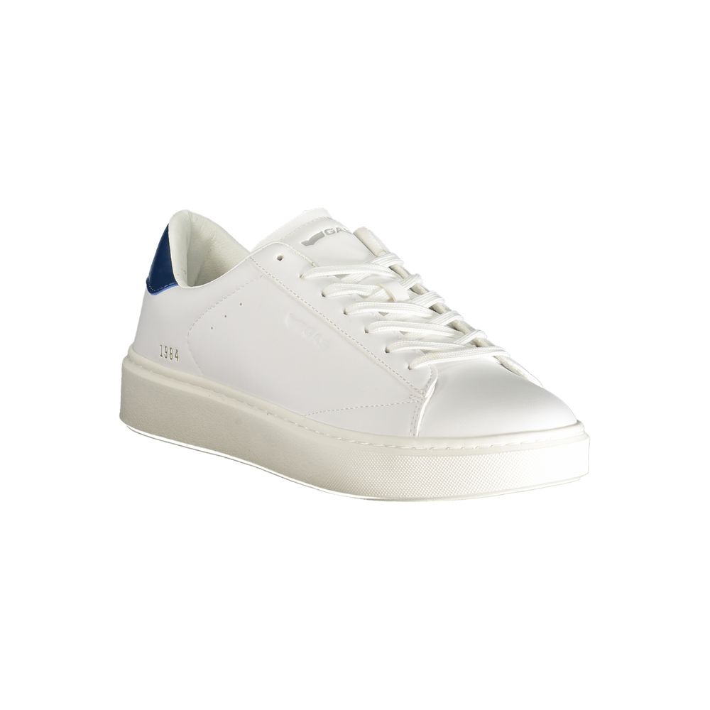Gas White Polyester Men Sneaker - Leonard LTX