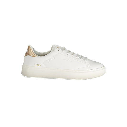 Gas White Polyester Women Sneaker - Leonard LTX Sports Shoe
