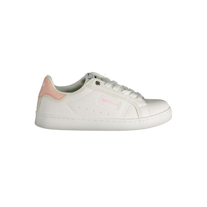 Gas White Polyester Women Sneaker - Jade LTX