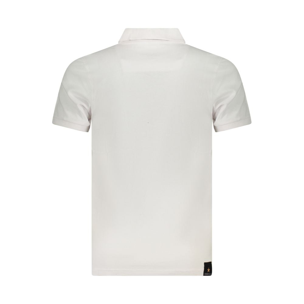 Accademia Militare White Cotton Polo Shirt - Stylish Comfort for Every Occasion
